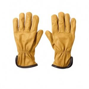 NEW FILSON men's lined goatskin gloves in tan